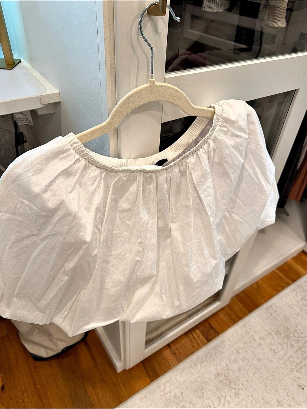 See You Monday White Mini Skirt Size Medium Like New
